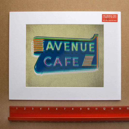 Avenue Cafe | Crum Art