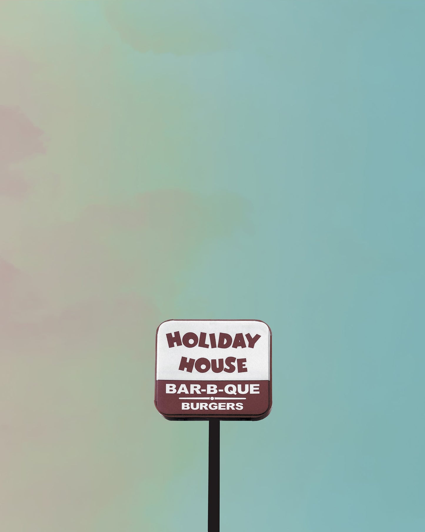Holiday House Sign Austin Texas art print by Betsy Crum