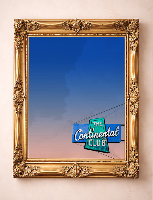 Continental Club Print — one of the 3 prints in The Austin Neon Set | Crum Art
