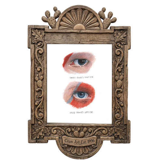 Bowie Eyes Study — one of the 3 prints in The Bowie Set | Crum Art