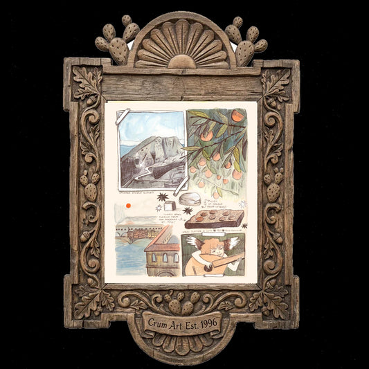 Florence Sketchbook — one of the 3 prints in The Florence Set | Crum Art