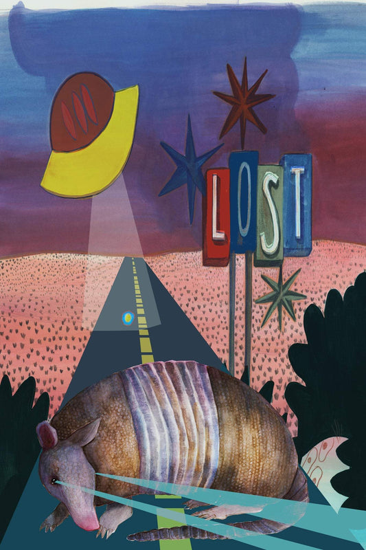 Armadillo UFO Lost | Texas | Caya Crum Art | Crum Art