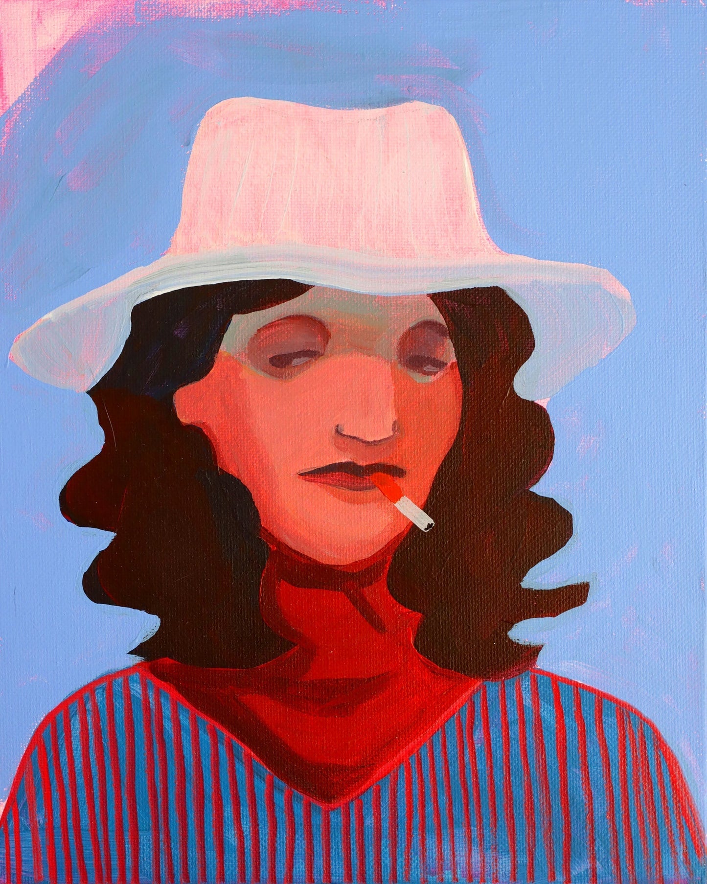 Cowboy Gifts Art & Prints — Smoking Cowgirl Wall Decor Rodeo Queen Pop Art | Caya Crum Art Crum Art