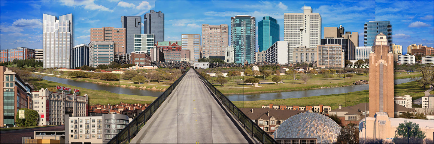 Fort Worth Art Prints — Fort Worth Skyline Fort Worth Big Sky Wall Decor and Prints | Betsy Crum Art