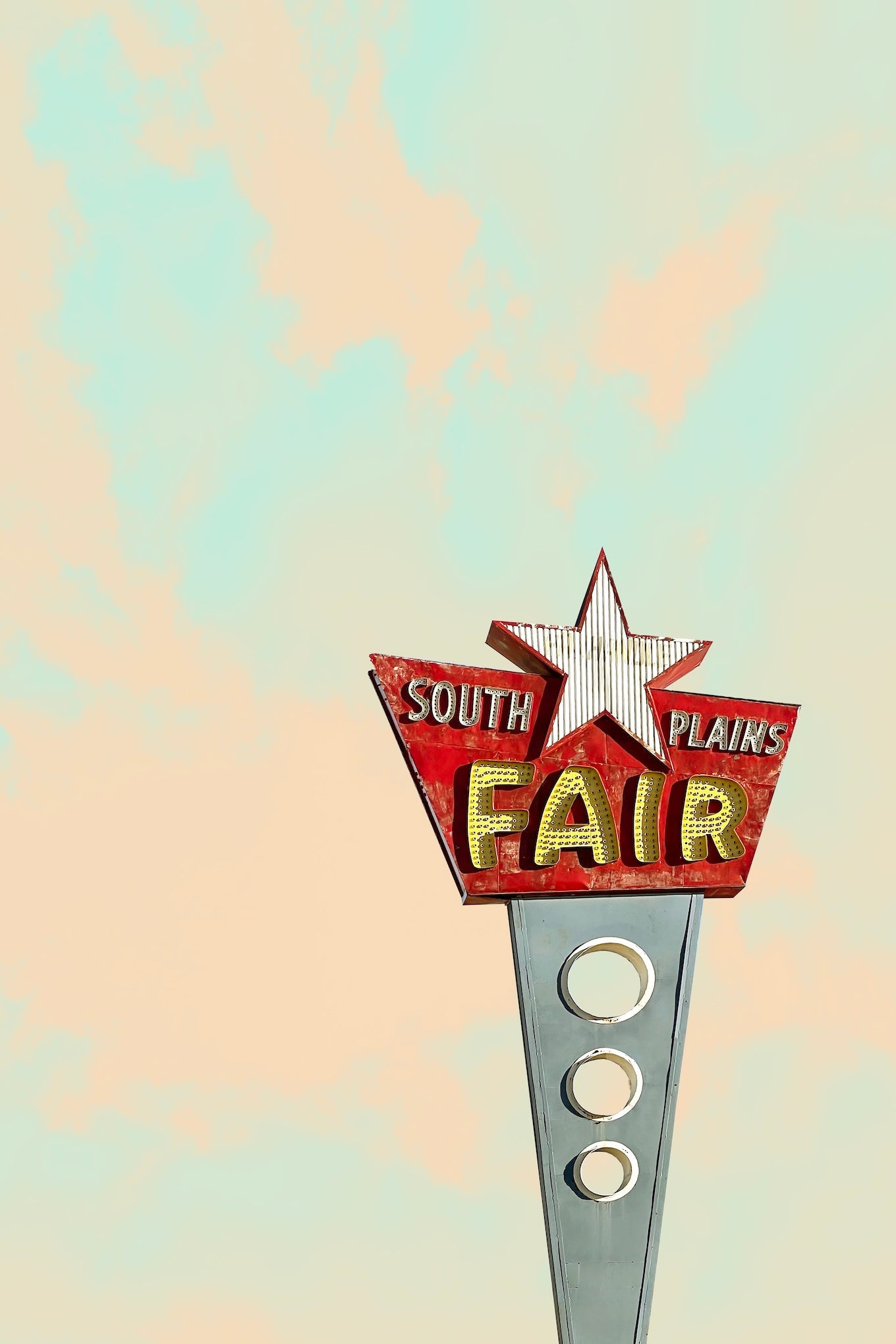 Lubbock Texas Print — South Plains Fair Sign Art Print West Texas Art Lubbock Wall Decor | Betsy Crum Art Crum Art
