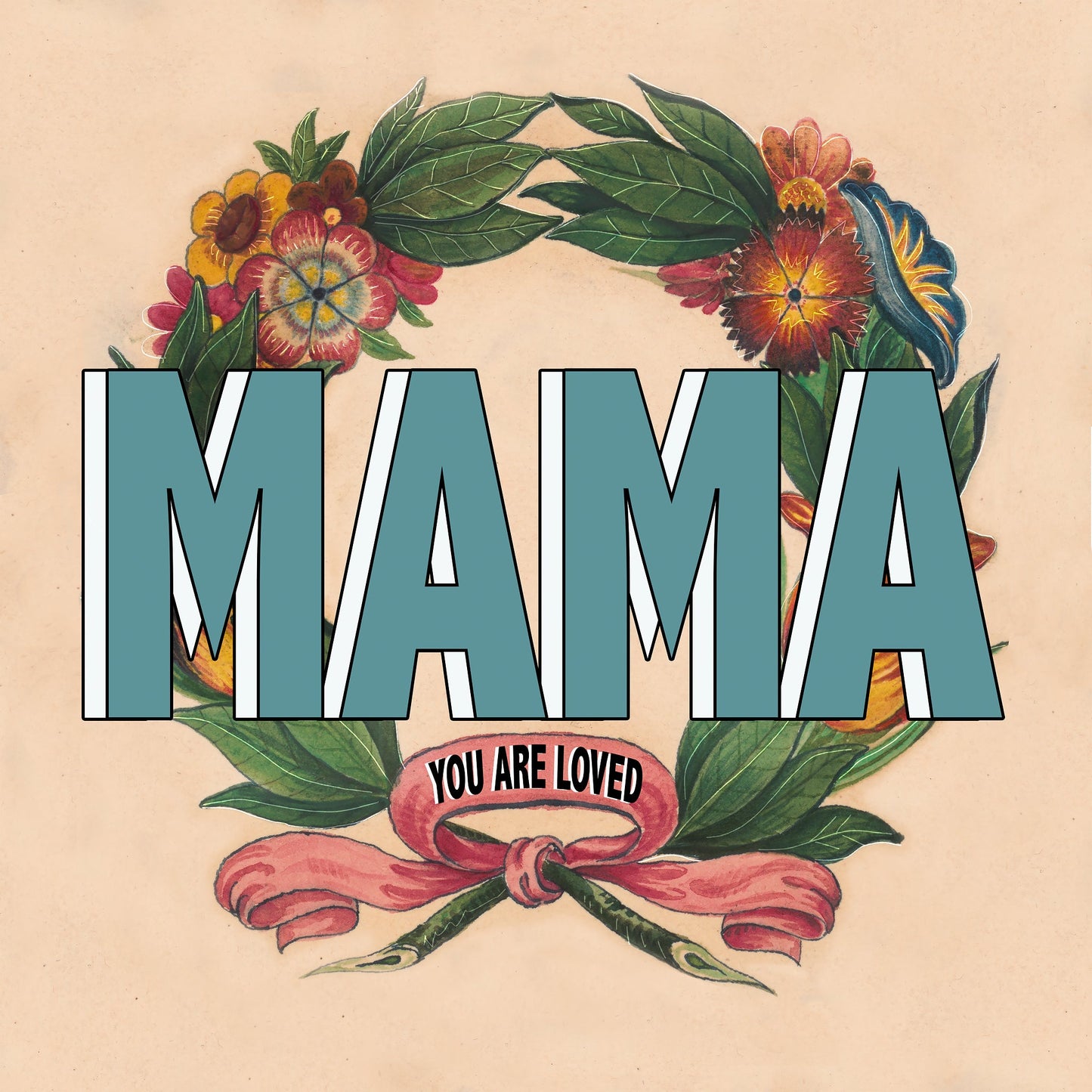 Mama You Are Loved Print | Betsy Crum | Crum Art Crum Art