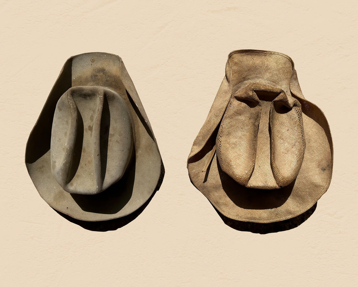 Texas West Series – Cowboy Hats Western Art Print | Carl Crum Art Crum Art