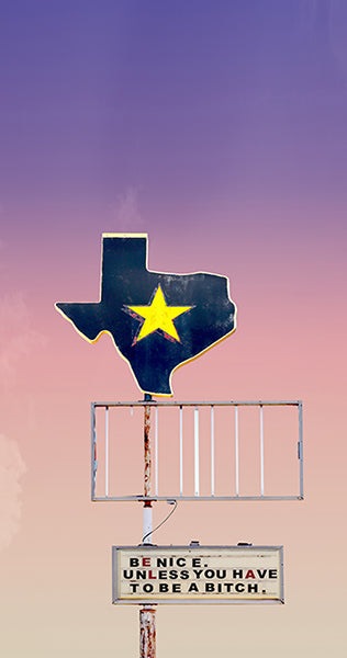 Be Nice Unless You Have to Be a Bitch Print | Motivational Wall Art | Quotes and Prints| Girl Power | Betsy Crum Art