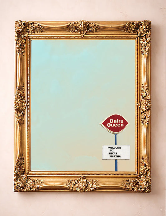 Dairy Queen Big Texas Sky — one of the 3 prints in The Big Sky Signs Set | Crum Art