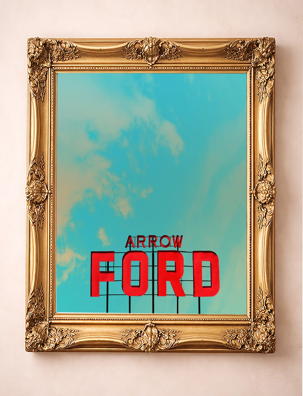 West Texas Art - Arrow Ford Abilene Texas Print | Betsy Crum