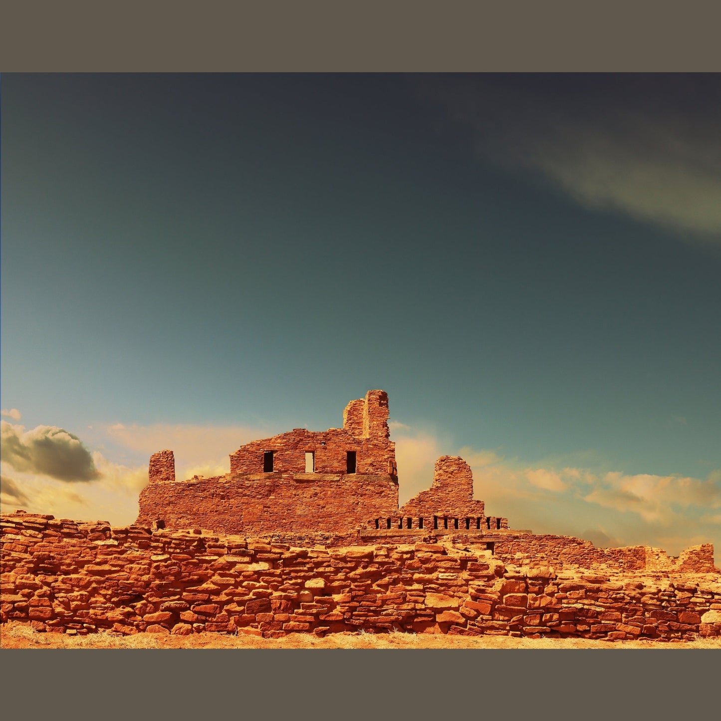 Abo Mission New Mexico Print | Betsy Crum | Crum Art Crum Art