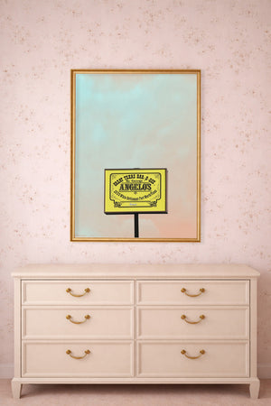 Fort Worth Angelos New shown framed by Crum Art