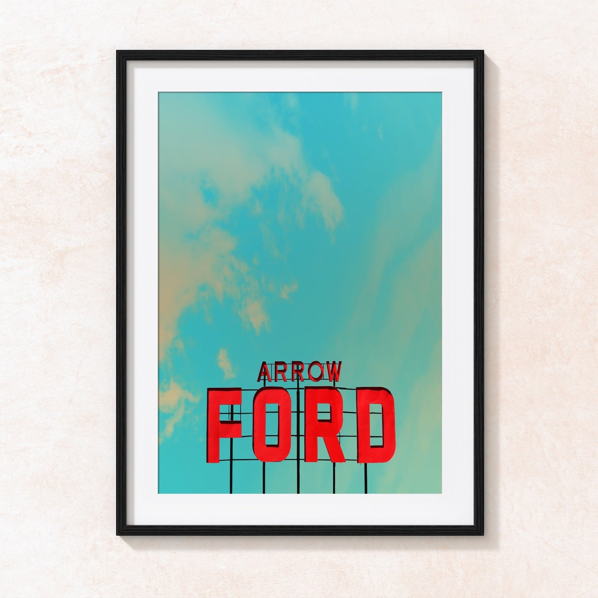 Arrow Ford Abilene Big Sky Print | Betsy Crum | Crum Art Crum Art