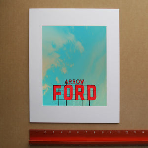West Texas Art - Arrow Ford Abilene Texas Print | Betsy Crum