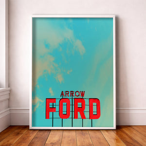 West Texas Art - Arrow Ford Abilene Texas Print | Betsy Crum