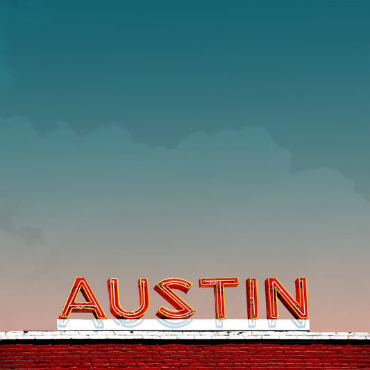 Austin Neon Sign Austin Texas art print by Betsy Crum