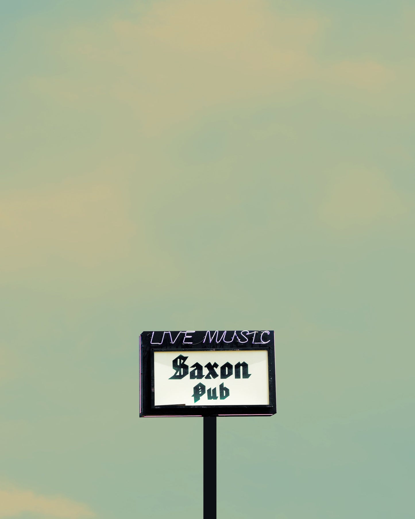 Saxon Pub Sign Austin Texas art print by Betsy Crum