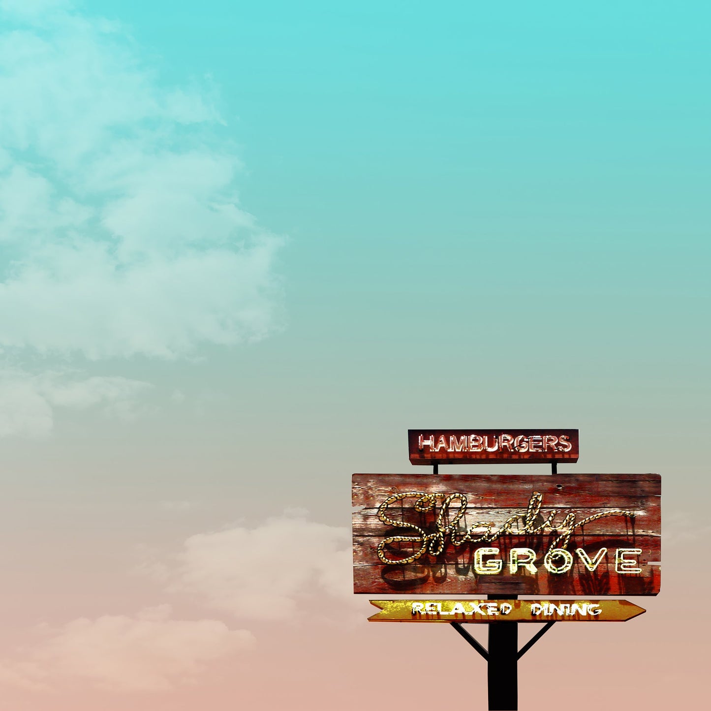 Shady Grove Sign Austin Texas art print by Betsy Crum