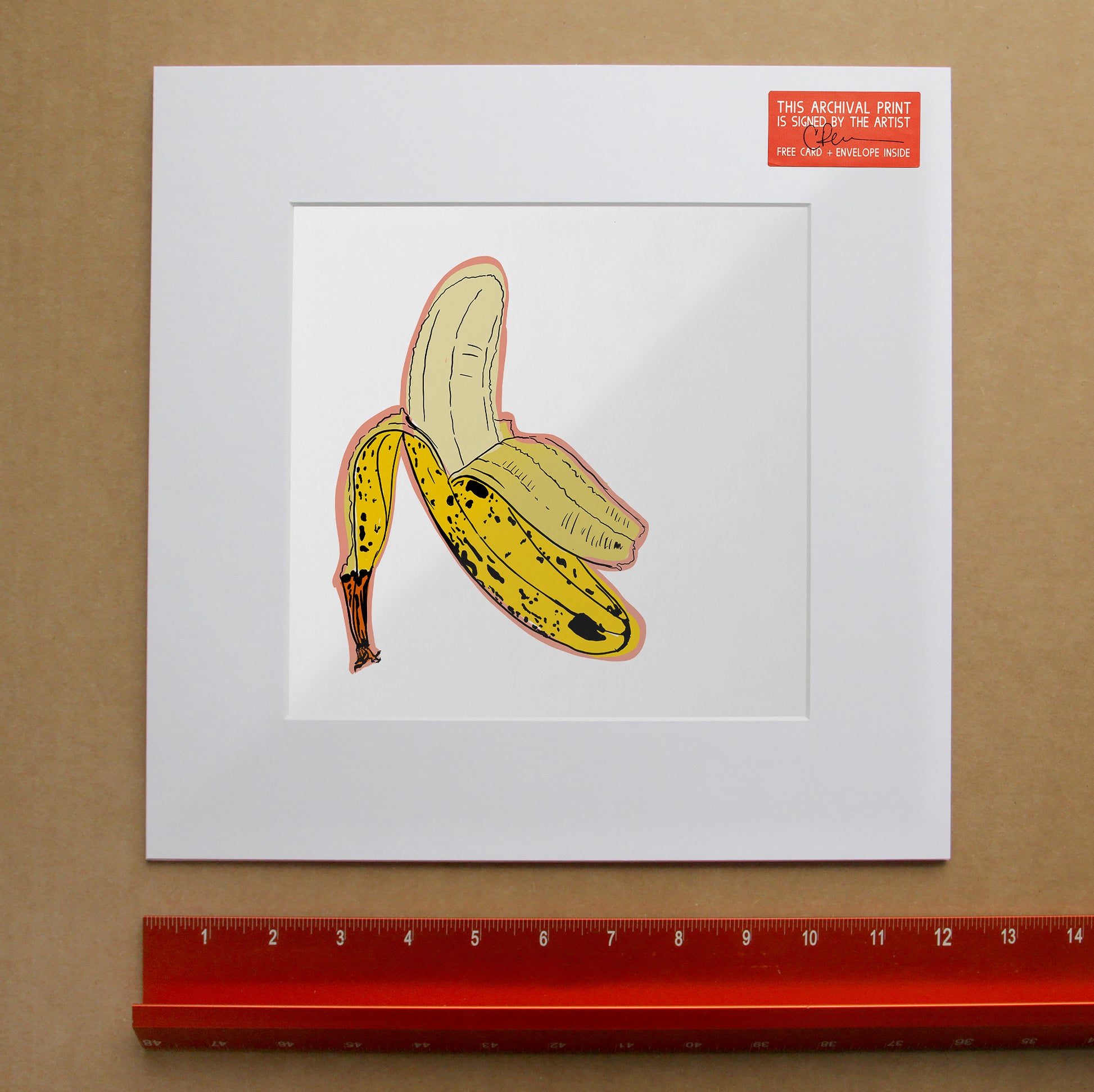 Banana Pop Art Print | Banana Decor | Betsy Crum Art