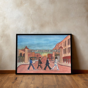 Fort Worth Art - Stockyards Beatles Crossing Exchange | Caya Crum Art