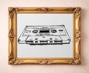 The Judy's Moo Cassette — one of the 3 prints in The Mixtape Set | Crum Art
