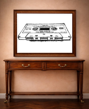 The Judy’s Moo Cassette Texas Music Art Print | Betsy Crum Art