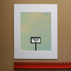 Austin Art Big Sky Print - Saxon Pub Sign Print | Betsy Crum Art