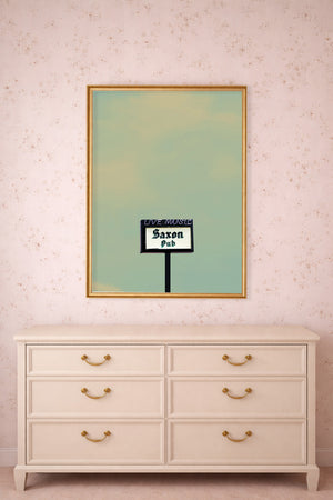 Austin Art Big Sky Print - Saxon Pub Sign Print | Betsy Crum Art