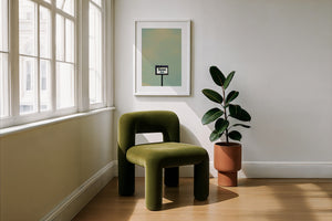 Saxon Pub Austin print by Betsy Crum — framed with velvet mat