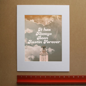 Austin Art Big Sky Print - Austin Forever Tower Print | Betsy Crum Art