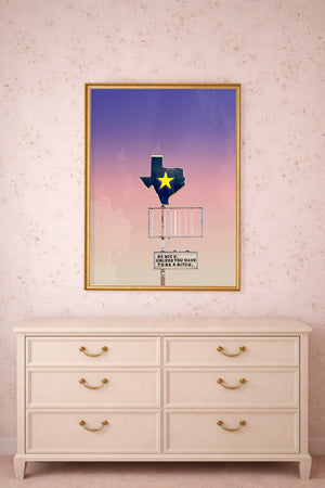 Bitch Cake shown framed by Crum Art
