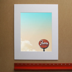 Fort Worth Art Print — Old School Icons Camp Bowie and Highway 80 Big Texas Sky Roadside Americana | Betsy Crum Art