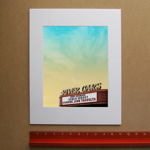 Urban Cowboy Rodeo Art Print  - River Oaks Theatre Houston Art | Betsy Crum Art