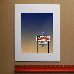San Antonio Art - Randy’s Bingo Sign Big Sky Americana Print | Betsy Crum Art