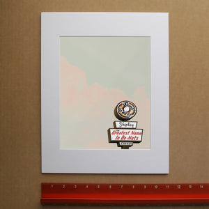 Shipley Do-Nuts Houston Art Texas Sky Print | Betsy Crum Art