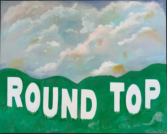 Texas Round Top Art Print | Texas Wall Art | Betsy Crum Prints | Crum Art art print by Betsy Crum
