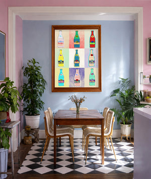 Topo Chico Art - Warhol-Style Pop Art Grid Print | Betsy Crum Art