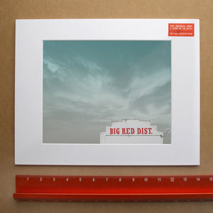 Waco Art Print – Big Red Dist. Building Big Sky Photography | Betsy Crum