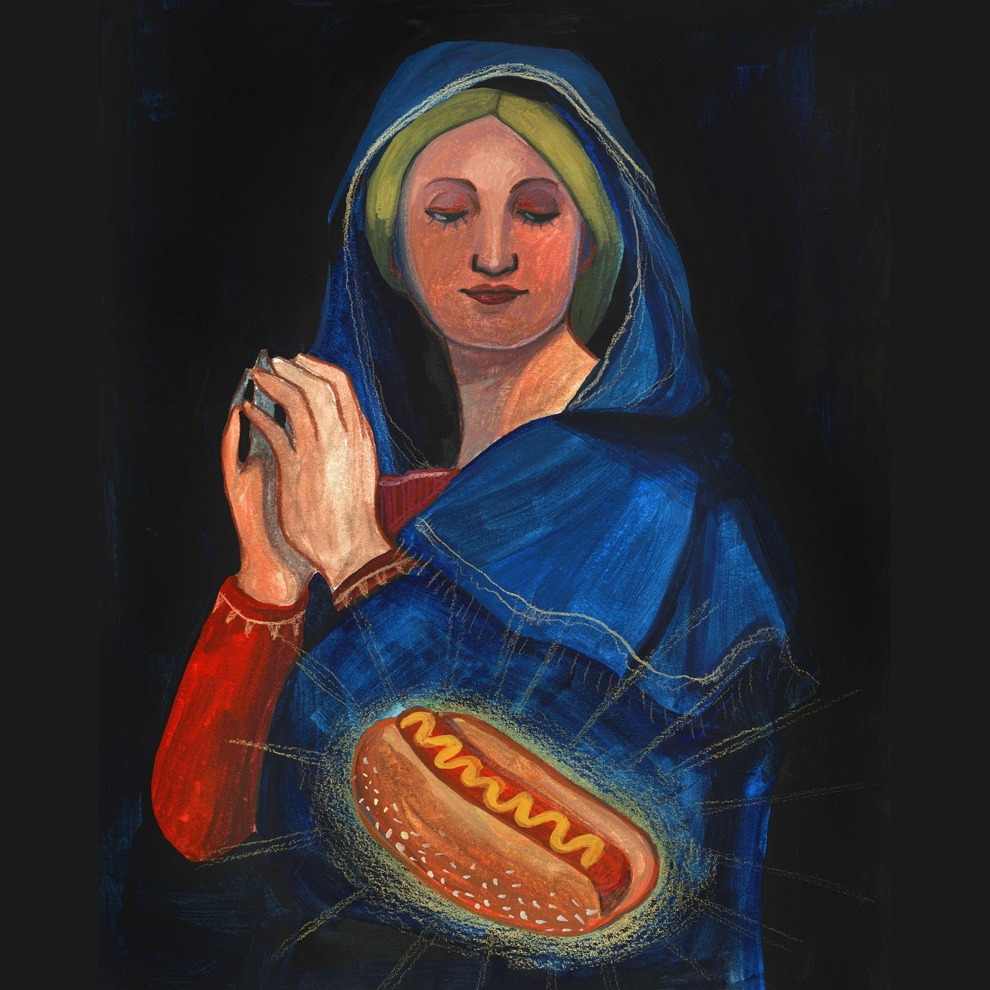 CastleCore meets Hot-Dog Art Print | Caya Crum Art Crum Art