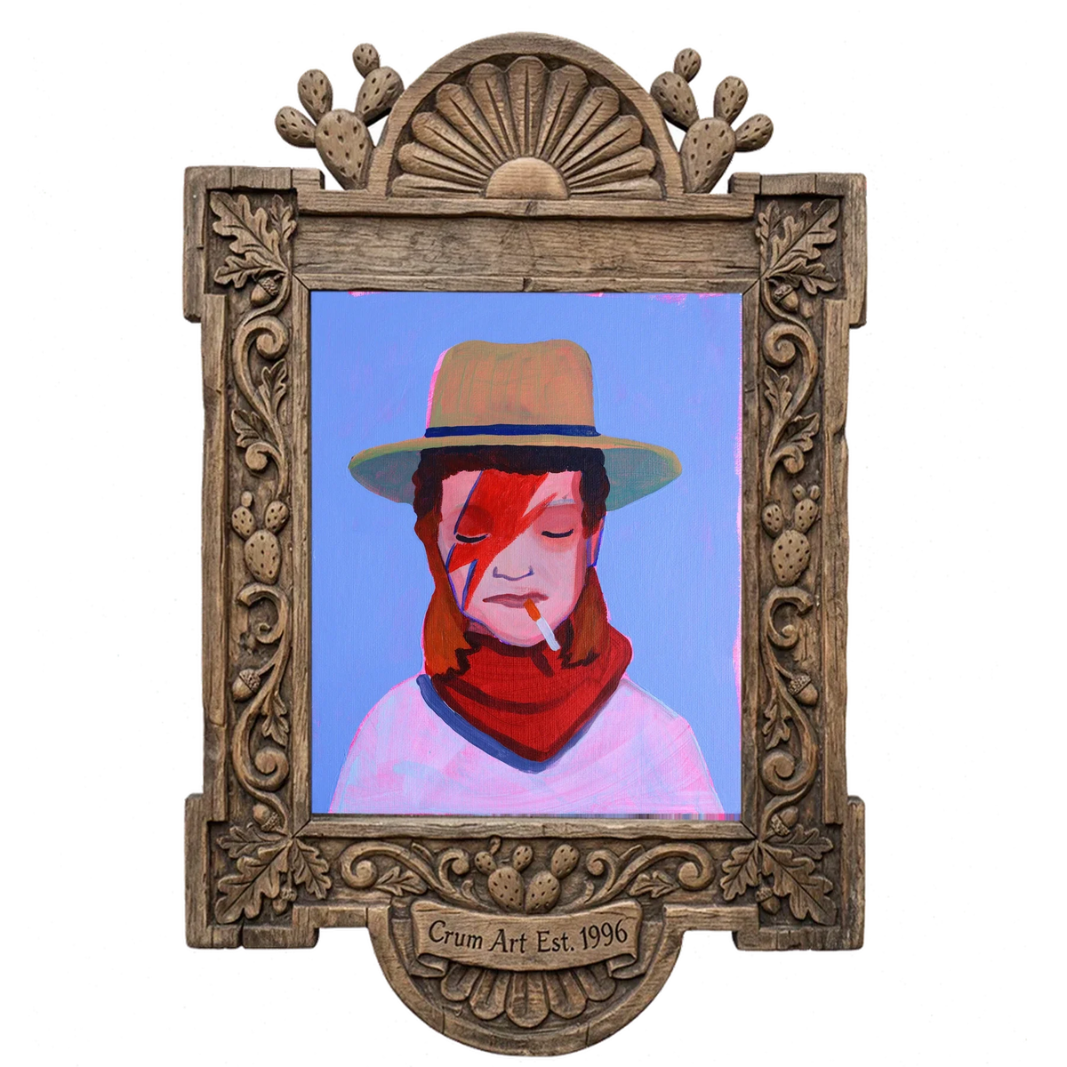 Cowboy Bowie Print — one of the 3 prints in The Bowie Set | Crum Art
