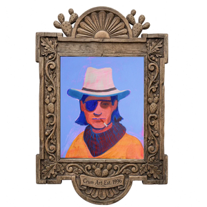 Eye Patch Cowboy — one of the 3 prints in The Night Ride Set | Crum Art