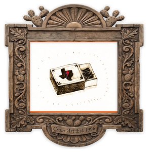Bowie Texas Matchbox — one of the 3 prints in The Bowie Set | Crum Art