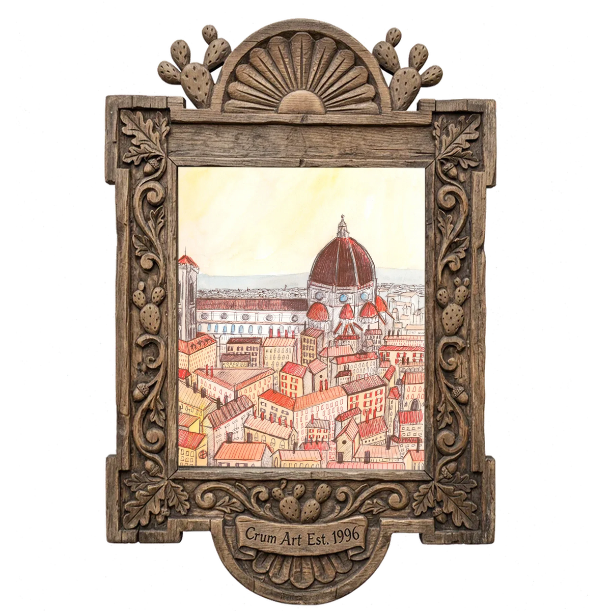 Duomo Florence Sketchbook — one of the 3 prints in The Florence Set | Crum Art