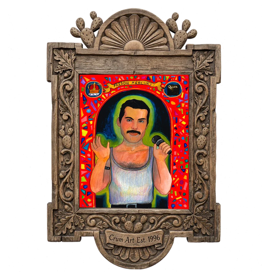 Saint Freddie Mercury — one of the 3 prints in The Freddie Set | Crum Art