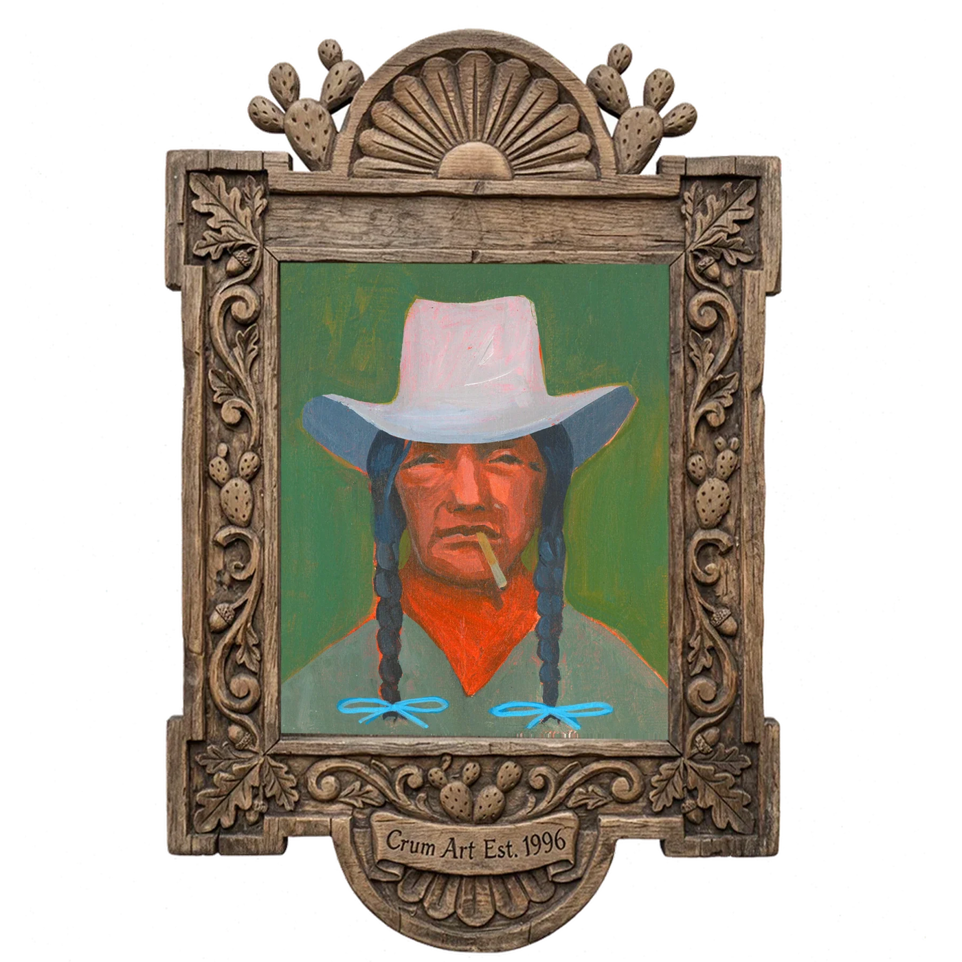 Tex — one of the 3 prints in The Greens Set | Crum Art
