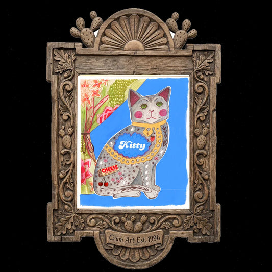 Preppy Staffordshire Cat — one of the 3 prints in The Staffordshire Set | Crum Art
