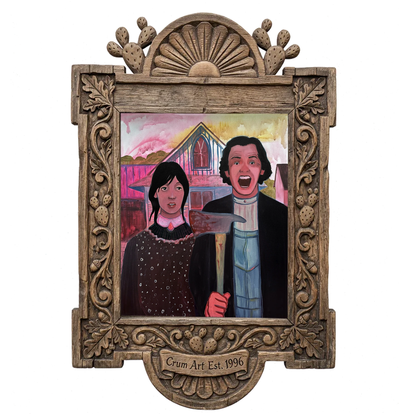 Horror Art | Shining American Gothic Print | Caya Crum