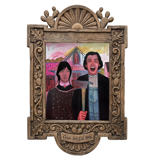 Horror Art | Shining American Gothic Print | Caya Crum