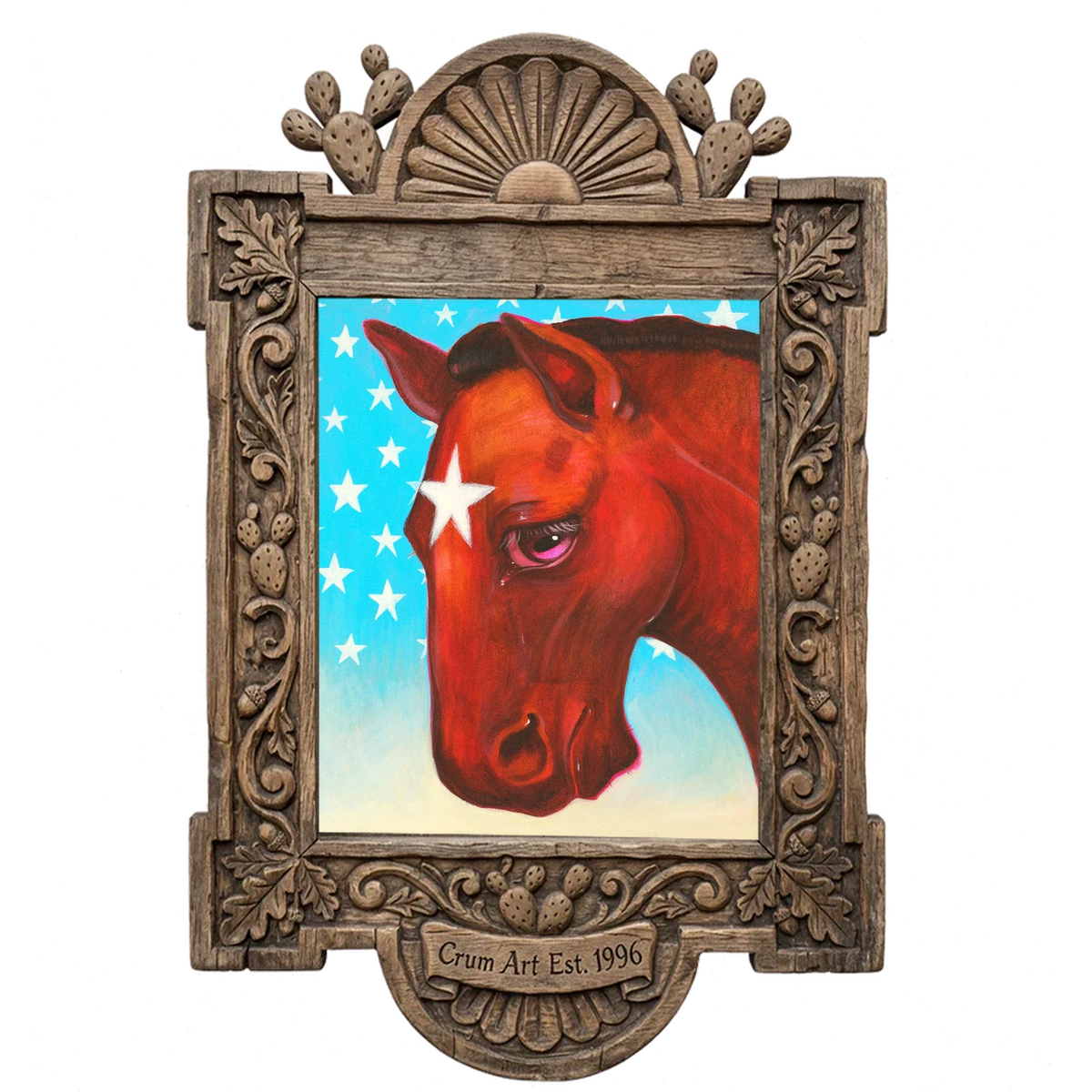 Star Horse Dreamer — one of the 3 prints in The Cowboy Stars Set | Crum Art