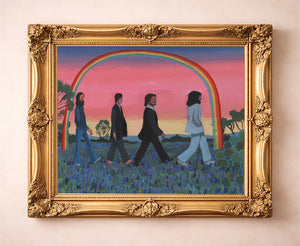 Abbey Road Print — one of the 3 prints in The Cat Set | Crum Art